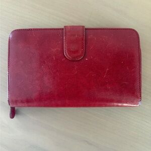 Wilsons Leather Red Wallet